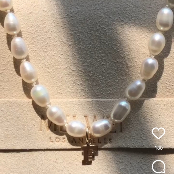 Handmade Real Pearl Initial Necklace – Unique and Personalized Elegance - Picture 6 of 8